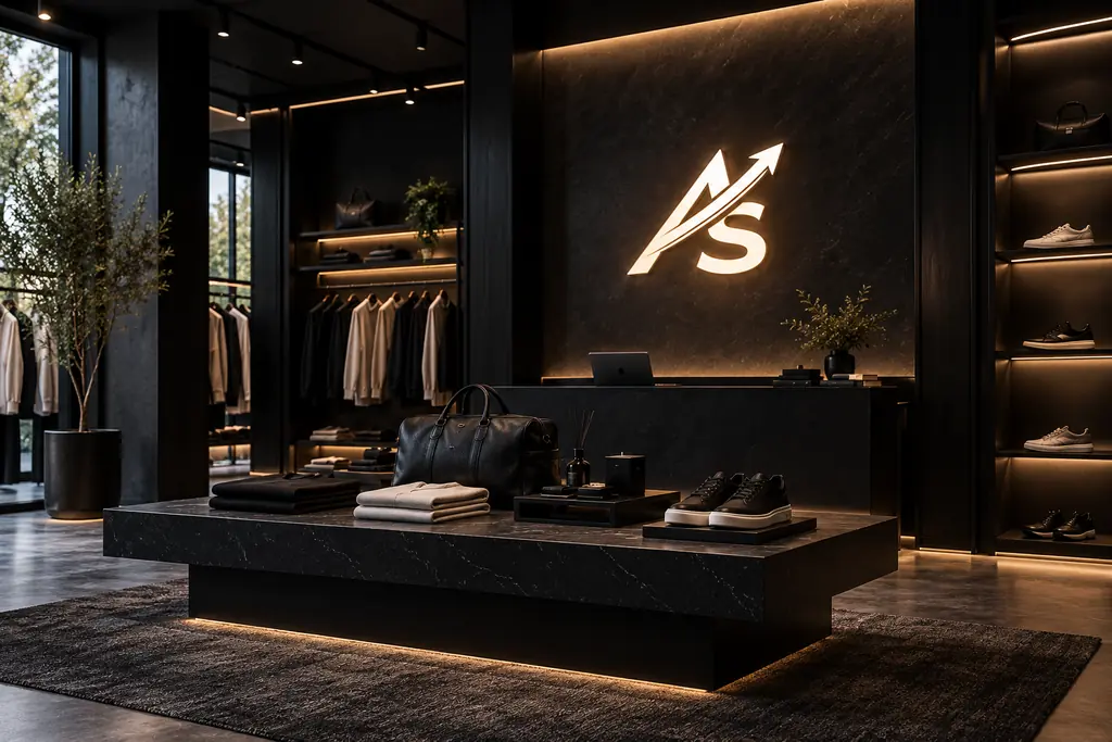 A modern shop interior